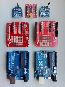 Arduinos, XBee Shields and Xbee Modules